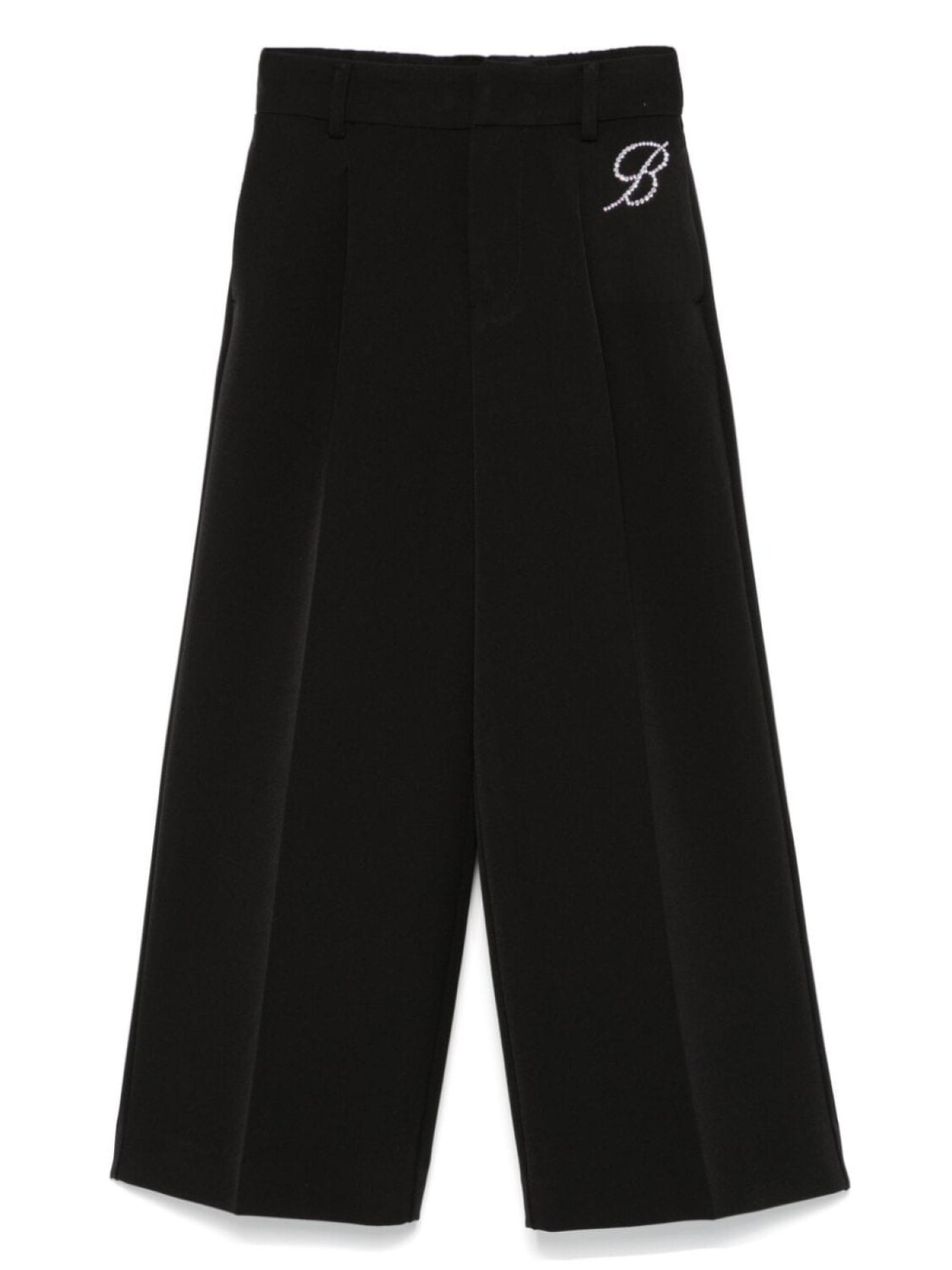 

Miss Blumarine брюки со стразами, черный