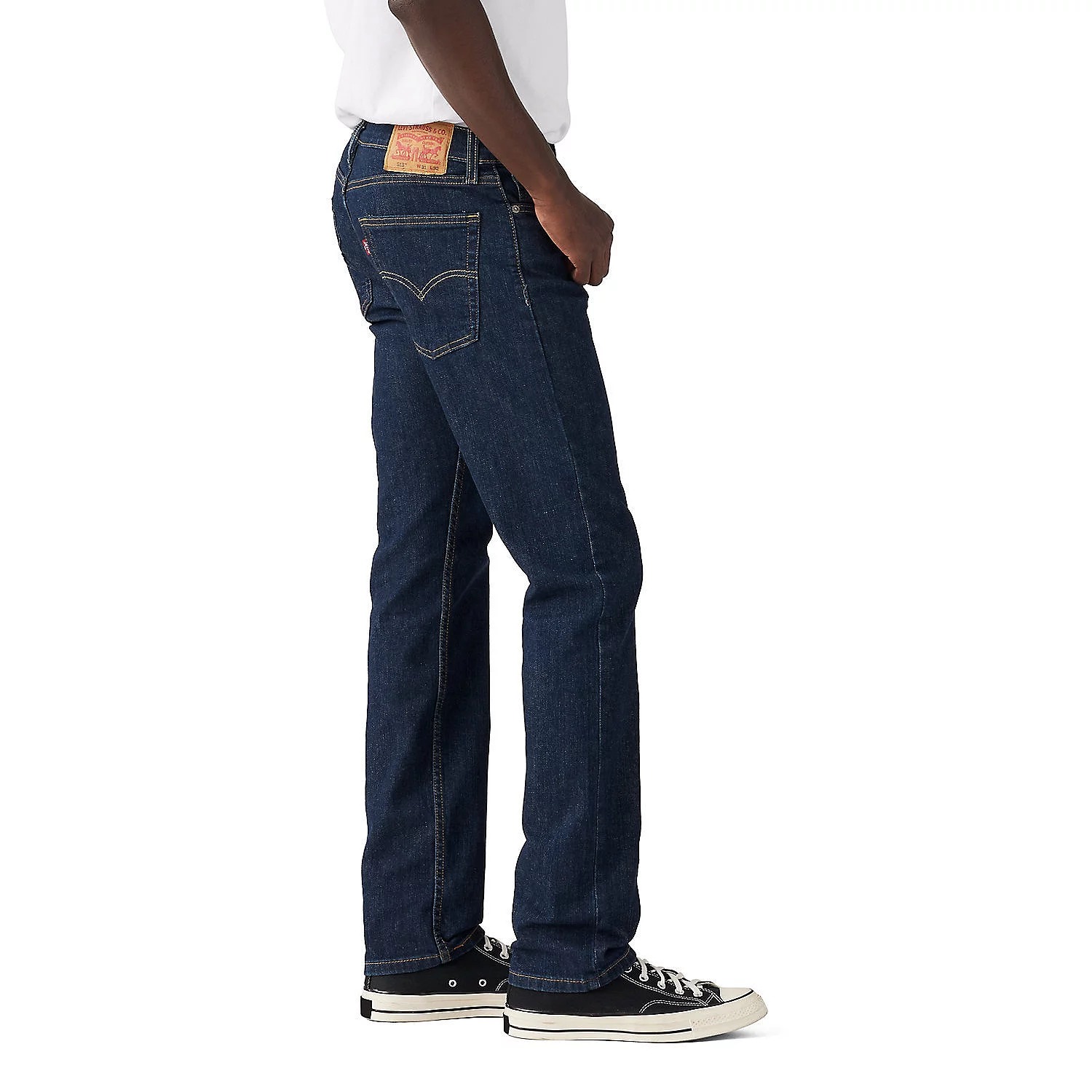 Мужские узкие прямые эластичные джинсы Levi's 513, Bastion — фото 2