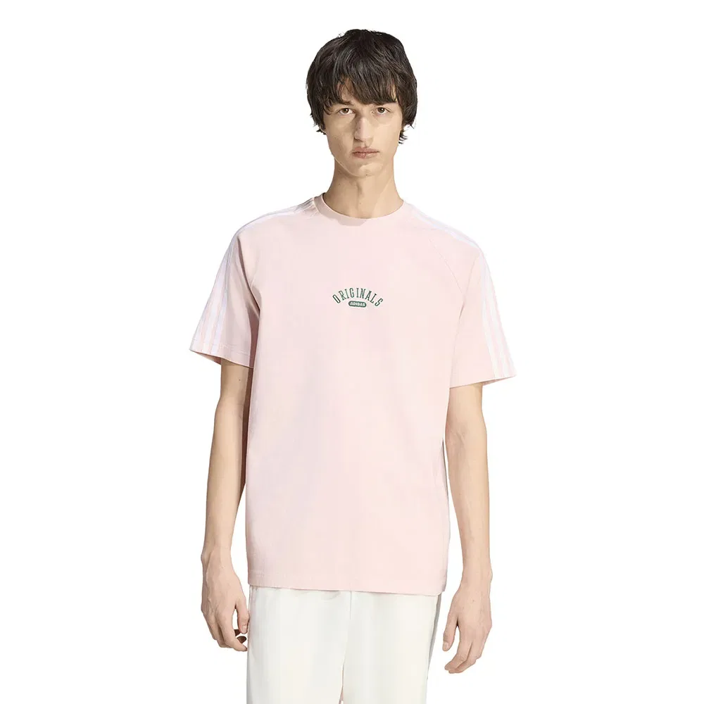 Футболка с коротким рукавом Ringer Graphic Adidas Originals, розовый
