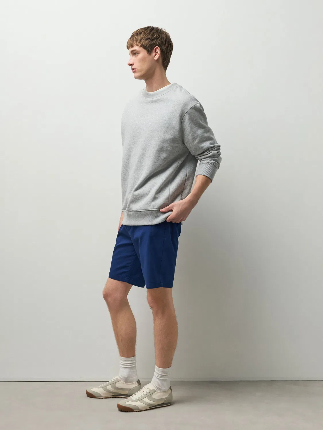 Шорты чинос, slim fit Next, синий — фото 3