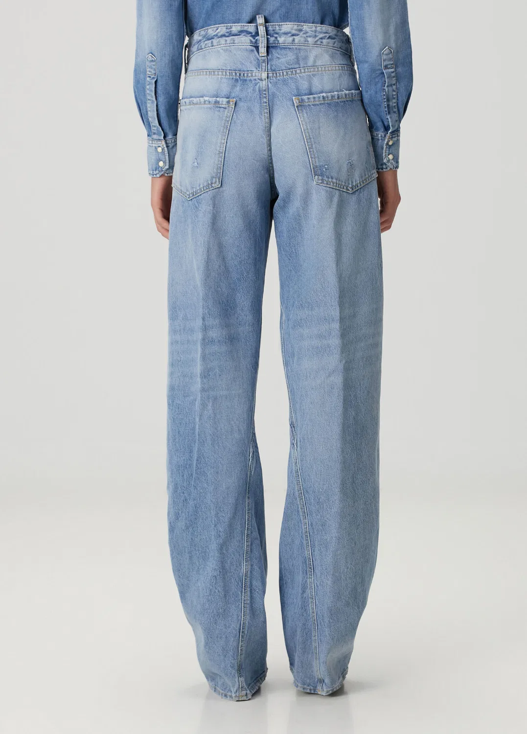 Джинсы Dsquared2 Twisted Mavi, Lacivert — фото 4