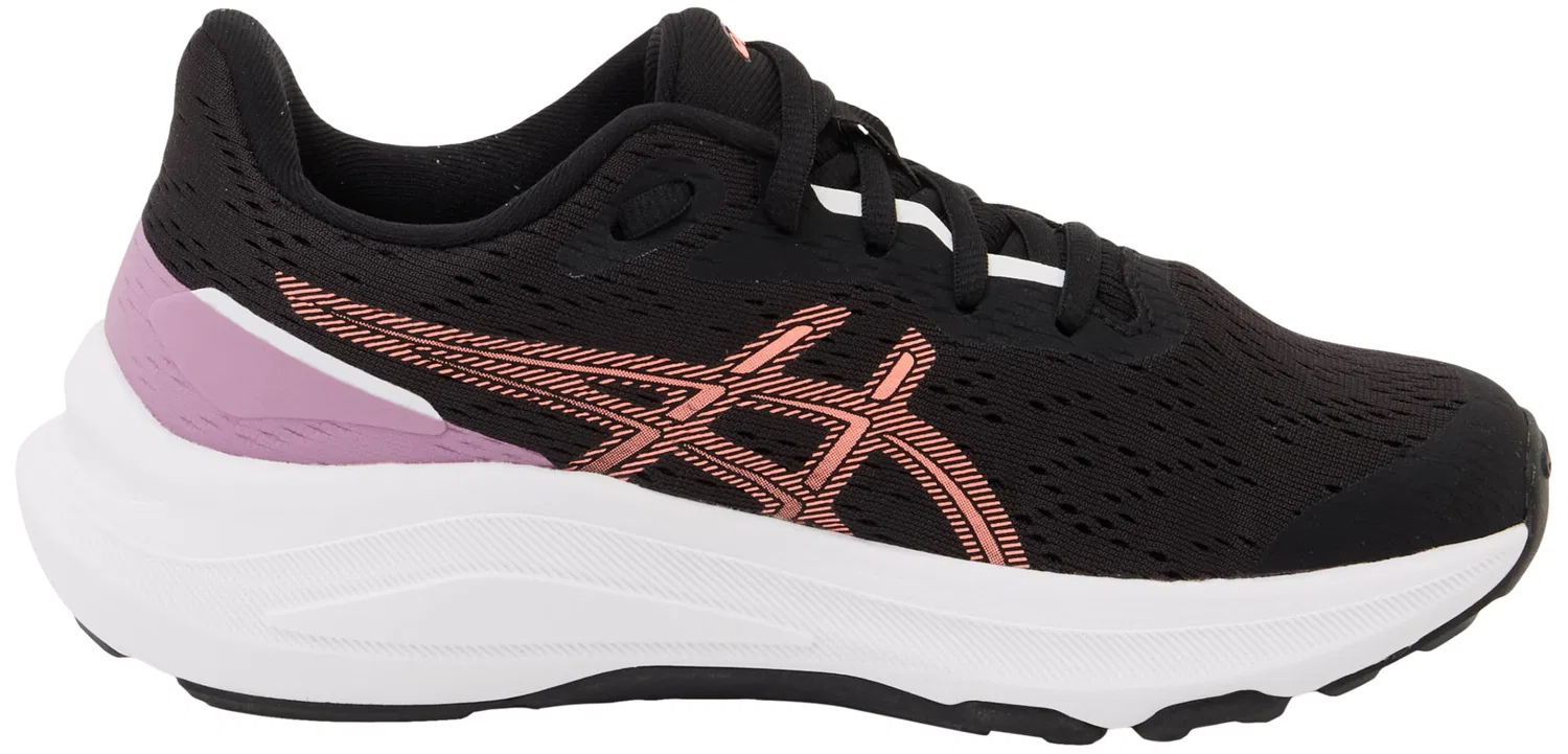 Детские кроссовки для мальчиков с поддержкой GT-1000 13 GS ASICS, Black Sun Coral — фото 4