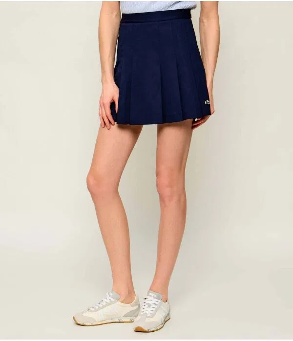Юбка Lacoste Blu Marino, мини-трапеция из хлопка