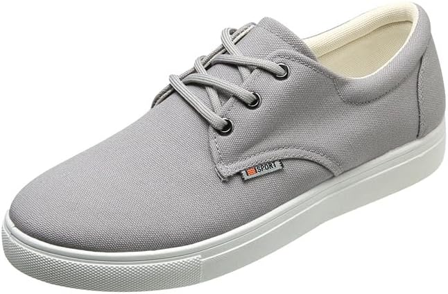 

Мужские тканевые кеды Модные кроссовки Повседневные оксфорды Дышащие обувь для тенниса, тренировок, спортзала, джоггинга, прогулок и бега Generic, серый
