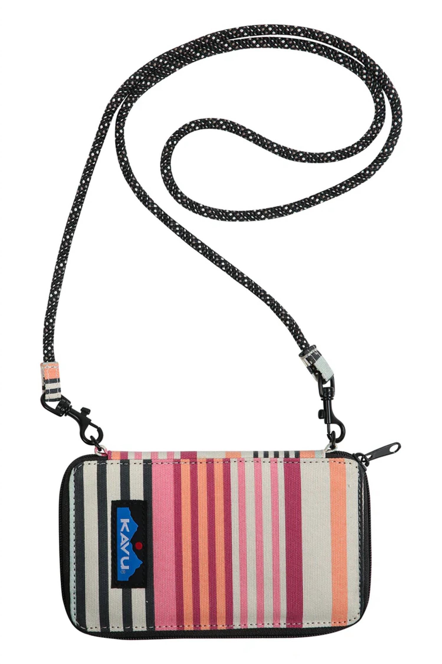 

Кошелек для телефона Go Time в полоску Midsummer KAVU, цвет midsummer stripe
