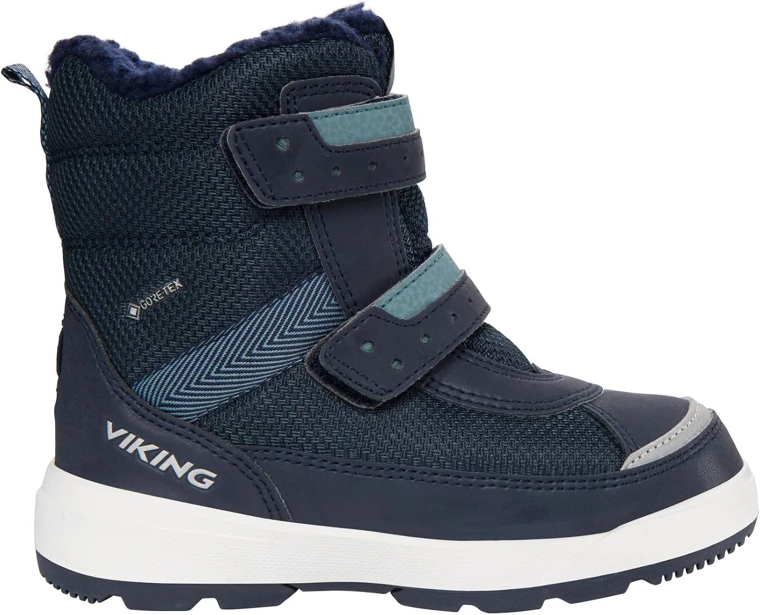 Детские ботинки зимние классические VIKING, Navy Charcoal