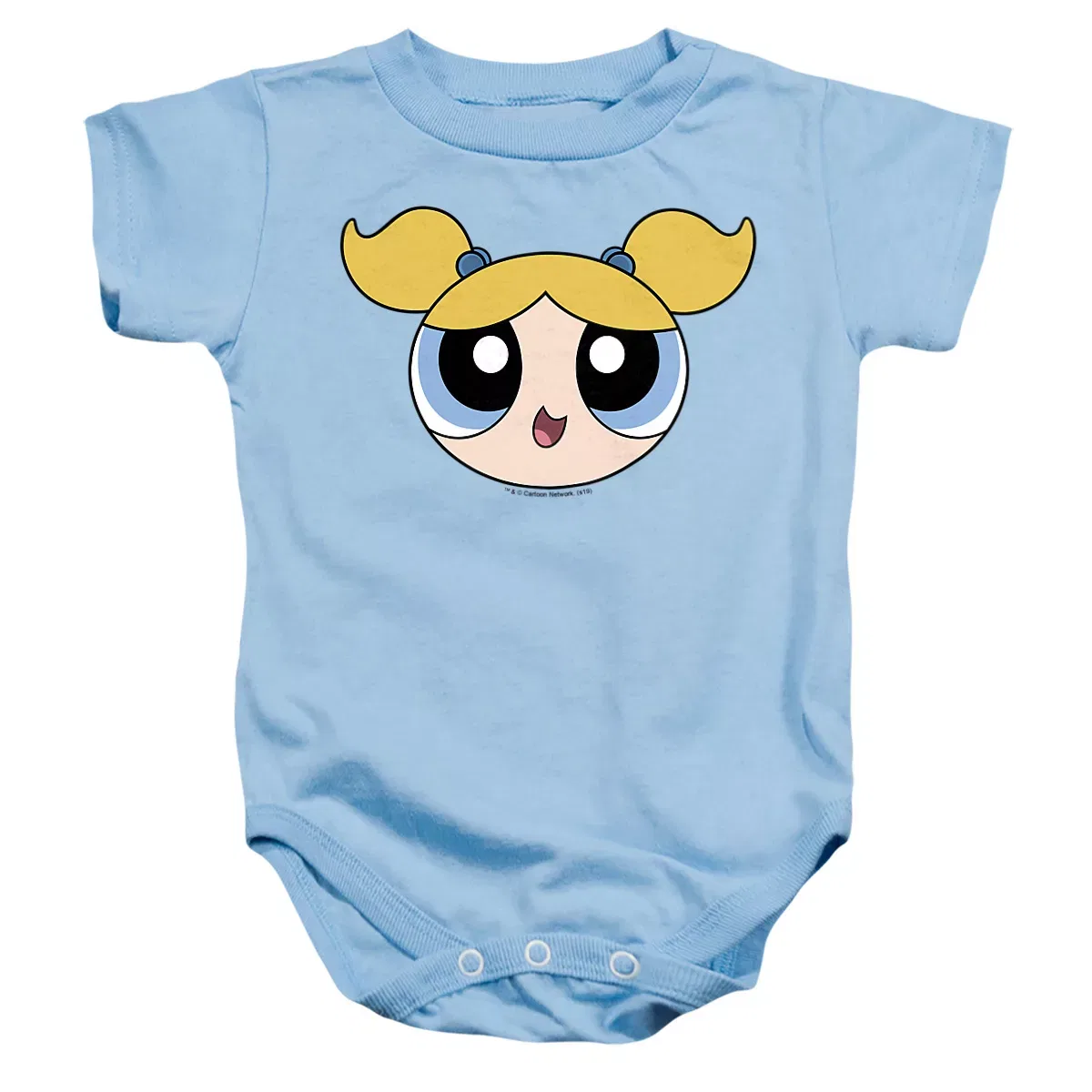 Детское боди с коротким рукавом Powerpuff Girls Bubbles The Powerpuff Girls, Light Blue