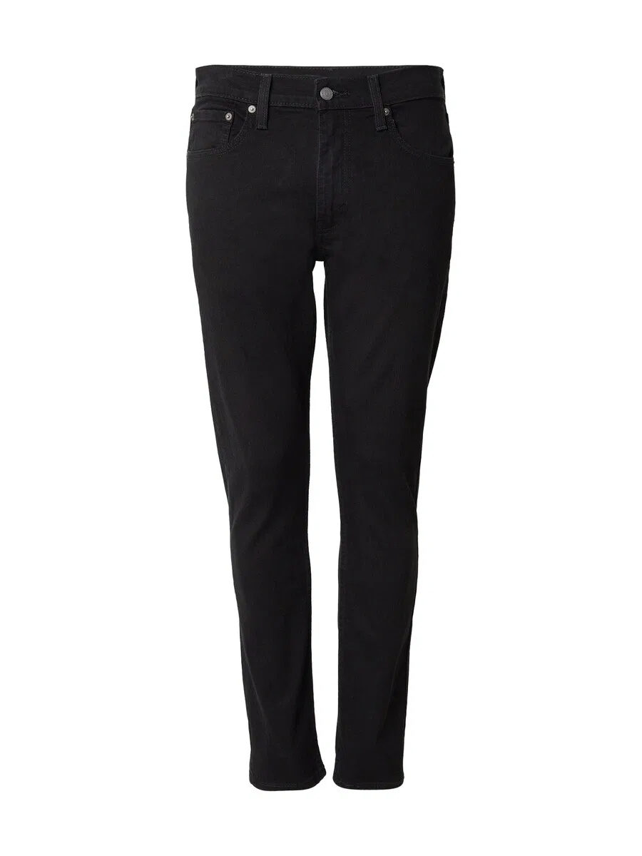 Джинсы LEVI'S Slim fit '512 Slim Taper Jeans' из черного денима