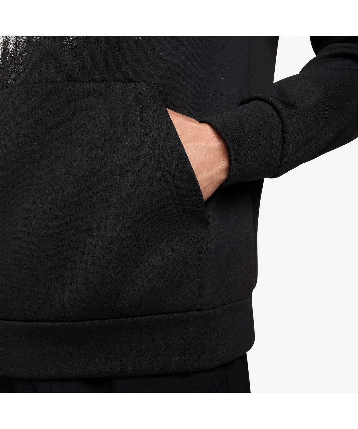 Мужской пуловер с длинным рукавоми принтом Nike TF Fleece GFX, Pink — фото 3