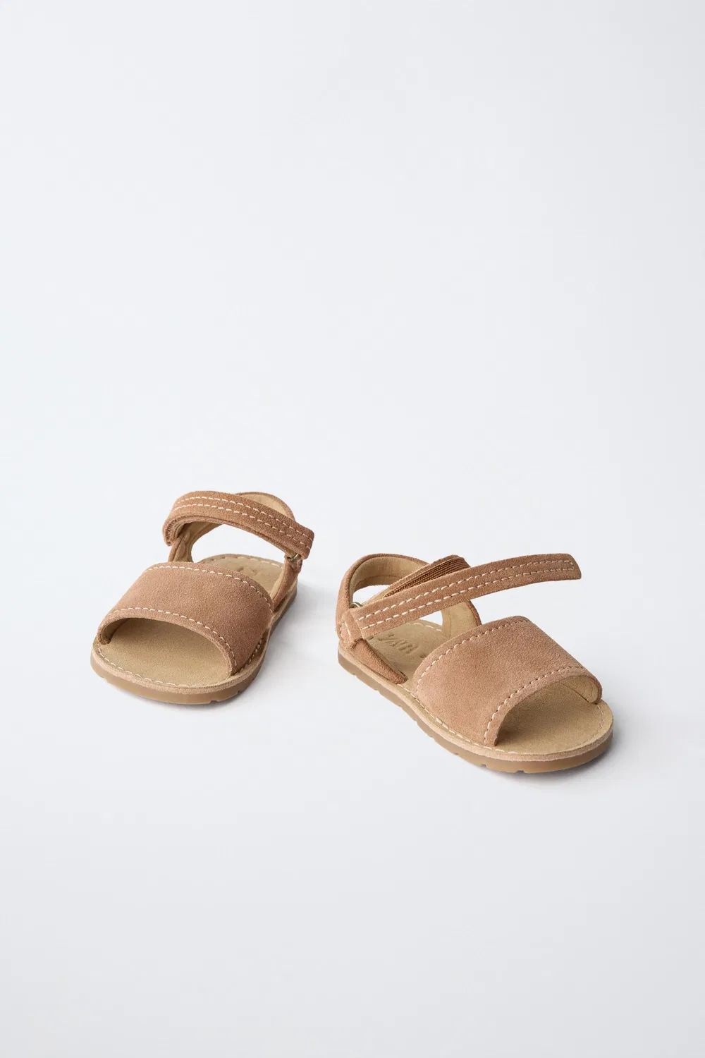 КОЖАНЫЕ САНДАЛИИ ДЛЯ ХОДЬБЫ БОСЫМИ НОГАМИ ZARA, Brown — фото 4