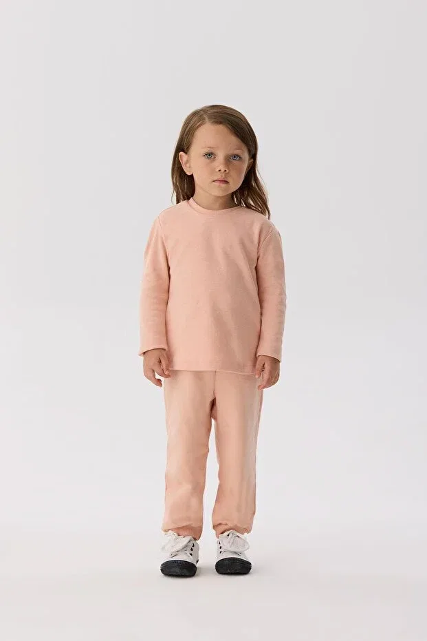 Детская футболка для девочек хлопковая Tyess Basic, Somon