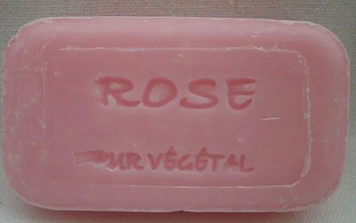 Натуральное мыло с розовым маслом, Savonnerie de Bormes, 100 г, Rose