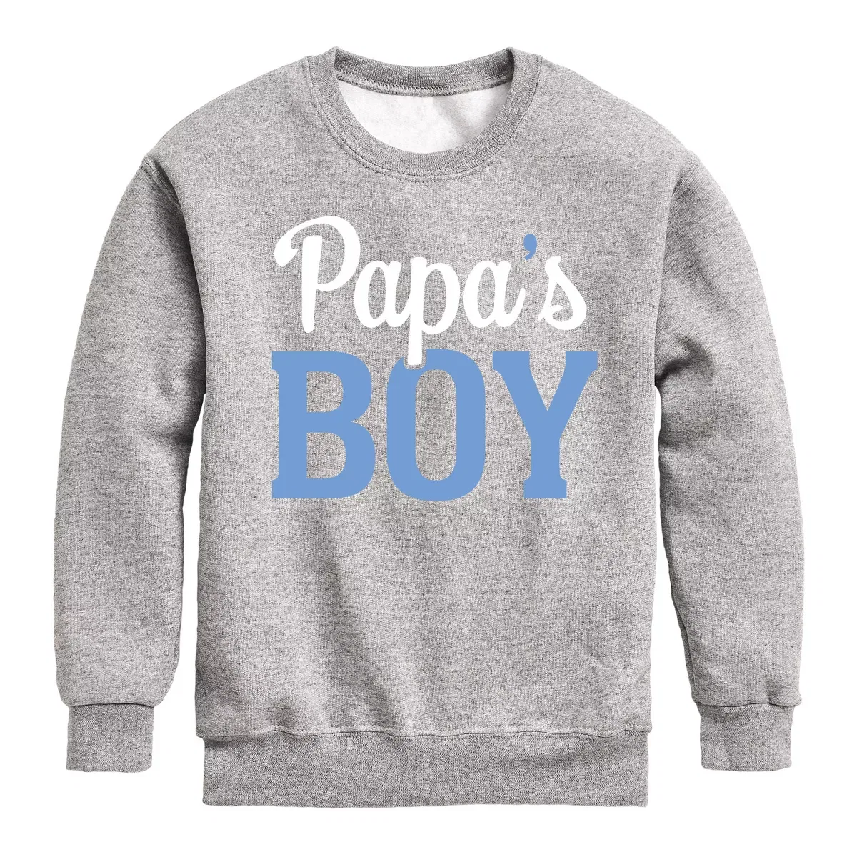 Детское флисовое худи с принтом Papas Boy Instant Message, Black