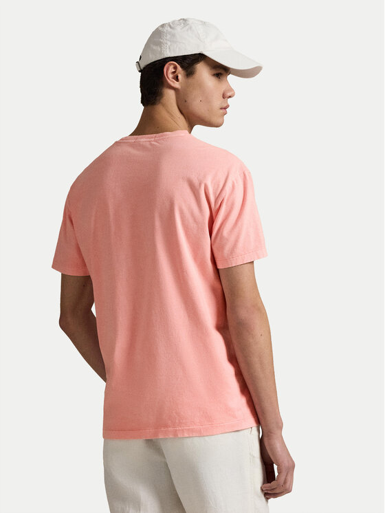 Футболка облегающего кроя на заказ 710969628005 Polo Ralph Lauren, розовый — фото 3