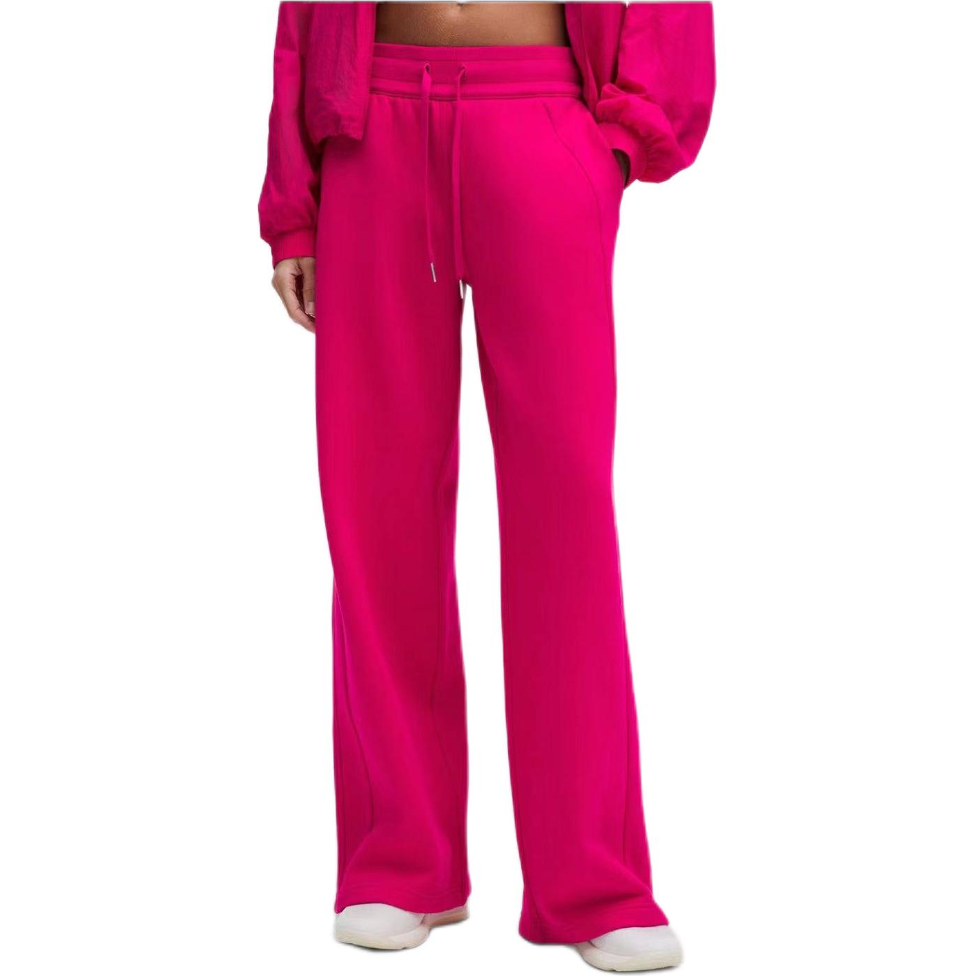 

Женские спортивные штаны Scuba Series вязаные pomegranate Lululemon, розовый