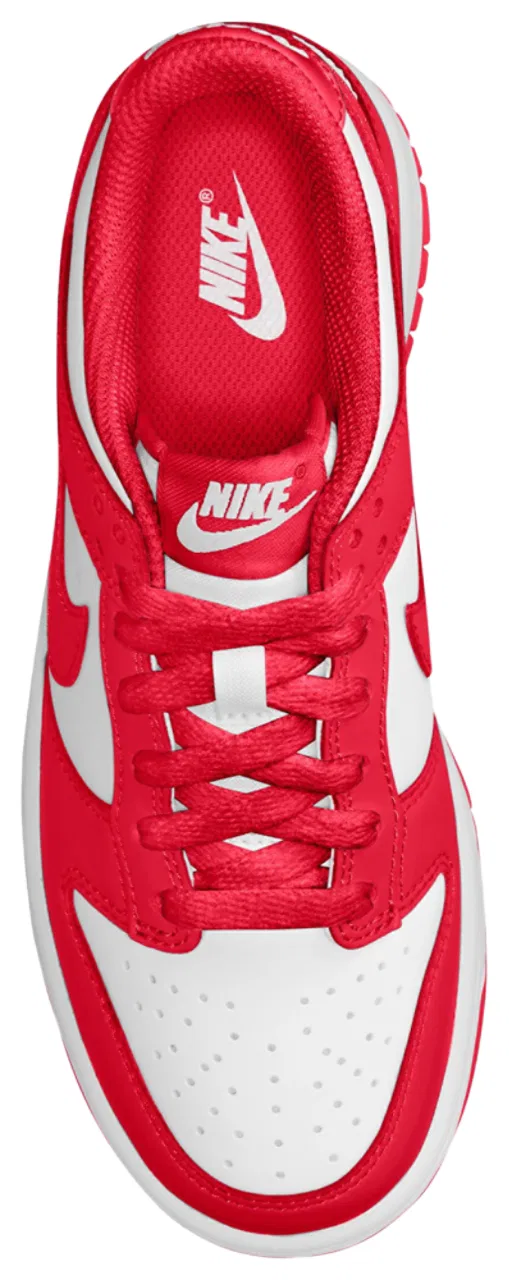 Кроссовки для мальчиков Dunk Low Nike, цвет University Red/White — фото 3