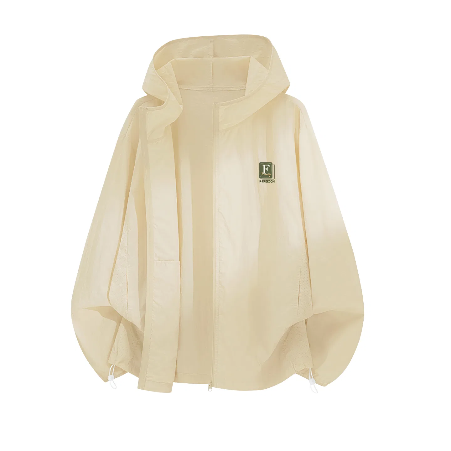 Детское пальто для защиты от солнца с капюшоном MINISO, Light Beige