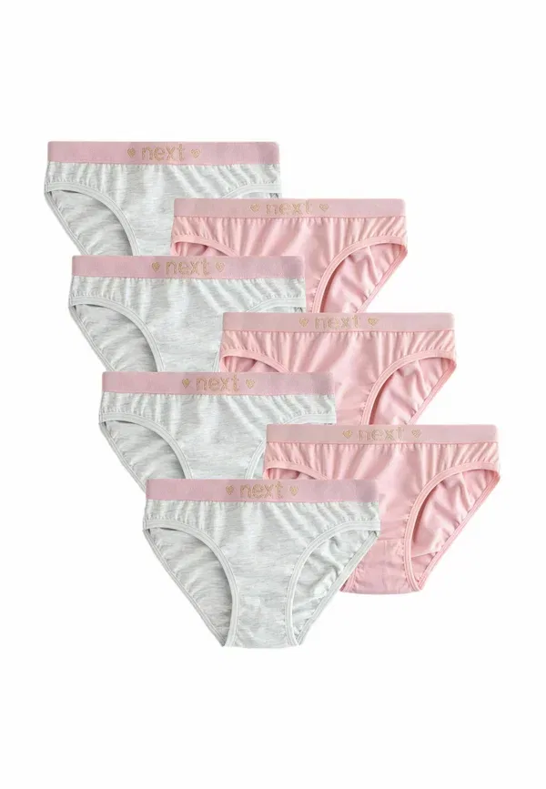 Трусы 7 партий дышащие Briefs 7 pack Next Pink, Grey, розовый/серый