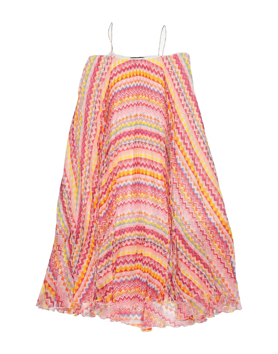 Детское платье для девочек с принтом Missoni, оранжевый — фото 2