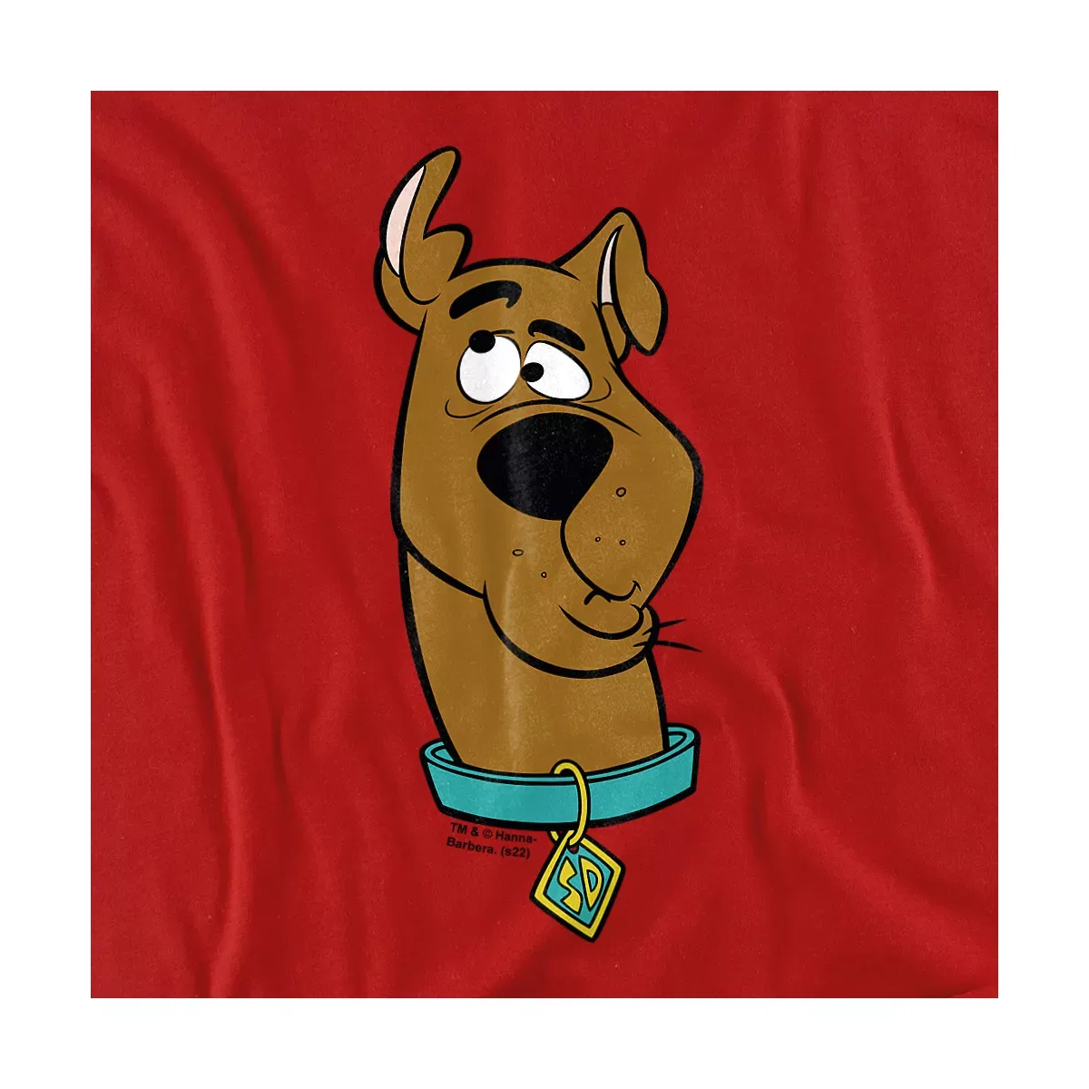 Детский боди-комбинезон с коротким рукавом с принтом Scooby Doo LOGOVISION, Red — фото 2