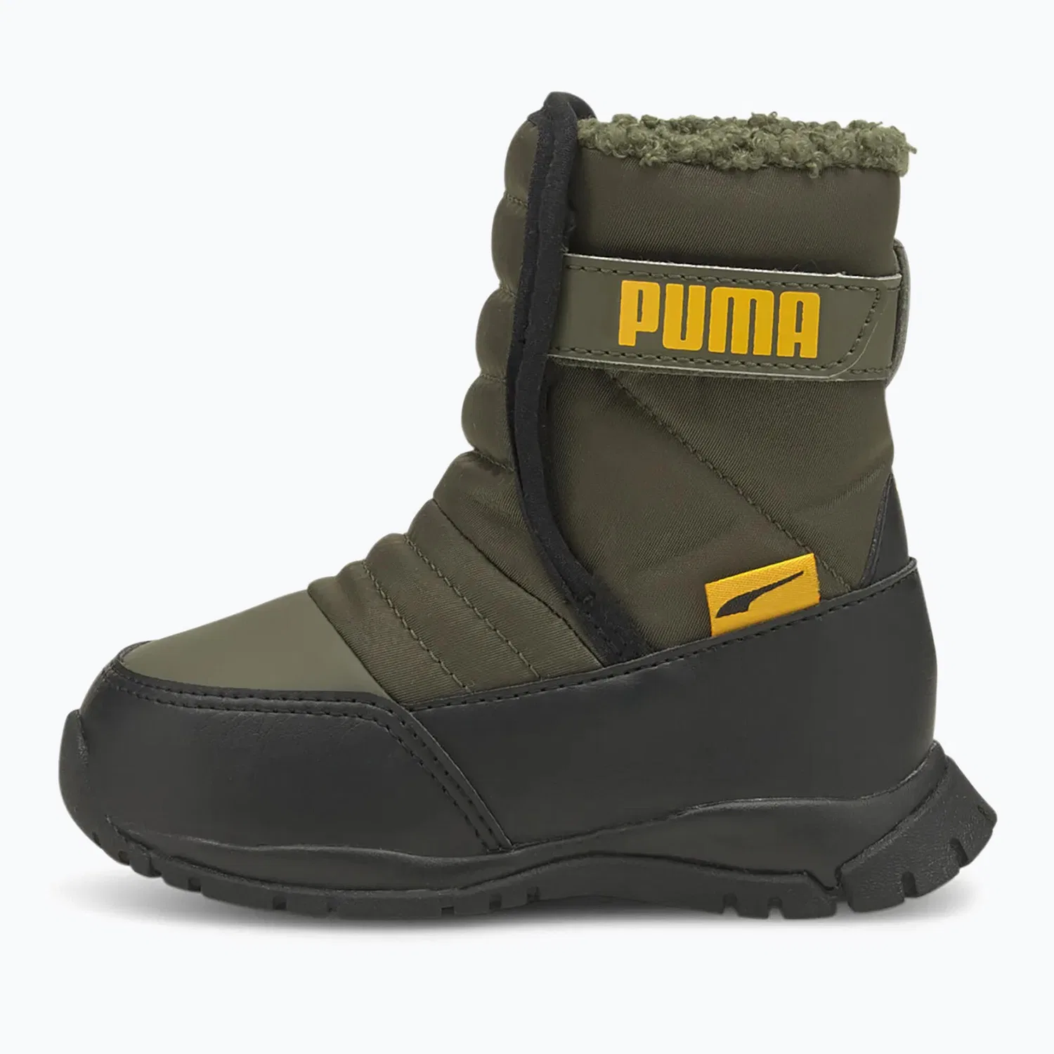 Детские зимние сапоги с принтом Nieve Boot WTR AC Inf Puma, Grun — фото 2