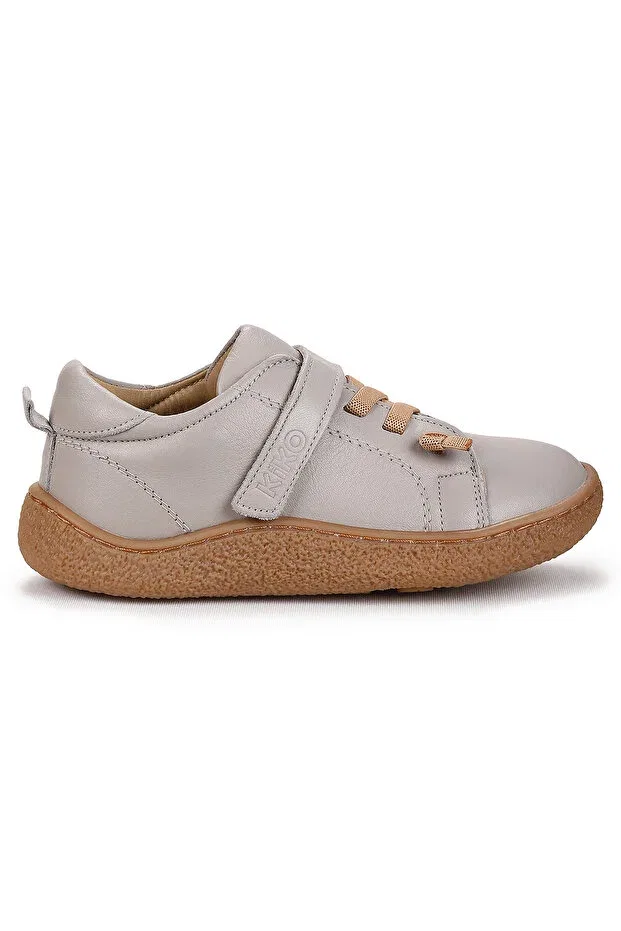 Детские кеды для мальчиков кожаные Arad Kiko Kids, Beige — фото 4