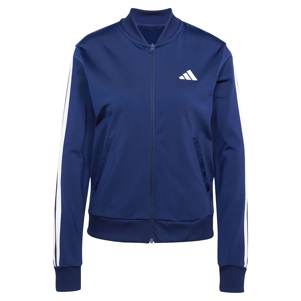 Женский спортивный костюм с лампасами Essentials 3 Stripes Adidas, Blue — фото 4