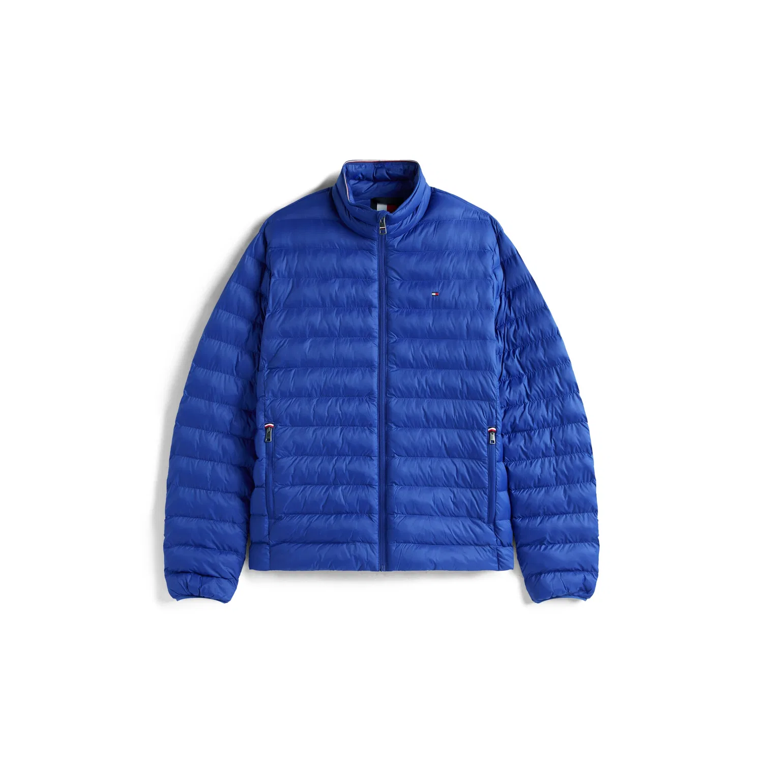 Мужская короткая стеганая куртка PACKABLE RECYCLED JACKET Tommy Hilfiger, Wedge Blue — фото 4