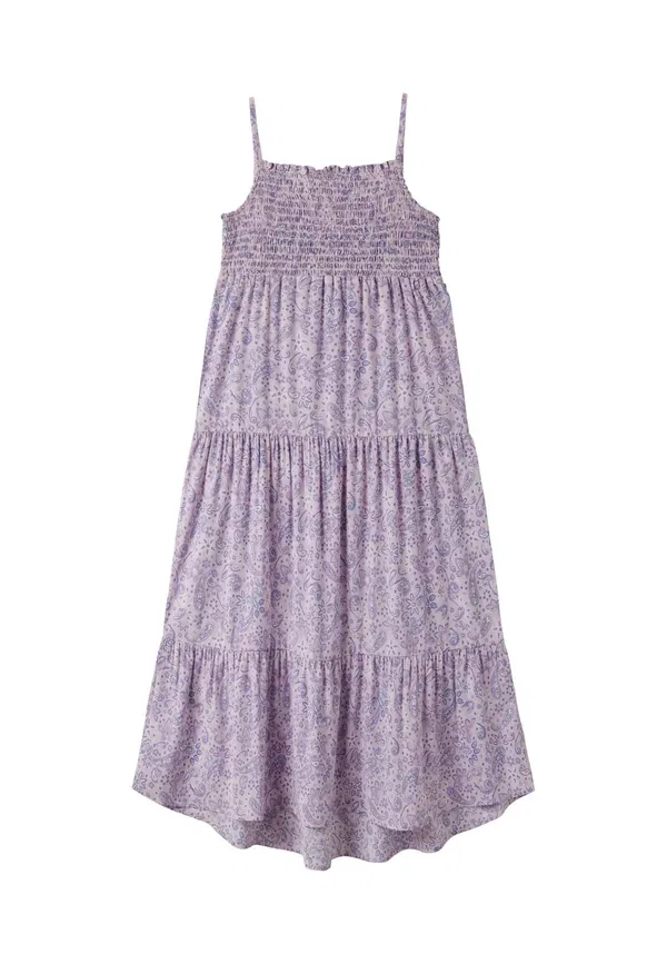 Платье макси с цветочным принтом Vinaya Maxikleid Name It, Lilac, лиловый