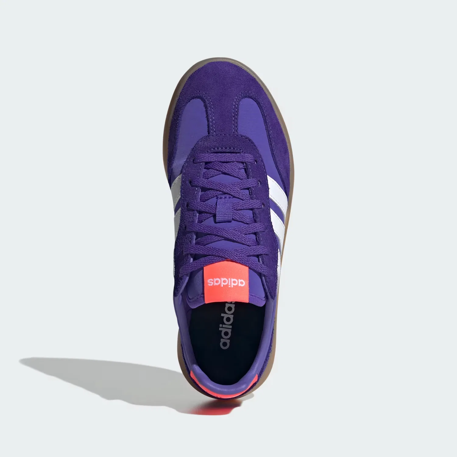 Детские кроссовки на шнуровке Barreda Decode Adidas Sportswear, Solar Purple/Cloud White/Solar Turbo — фото 2