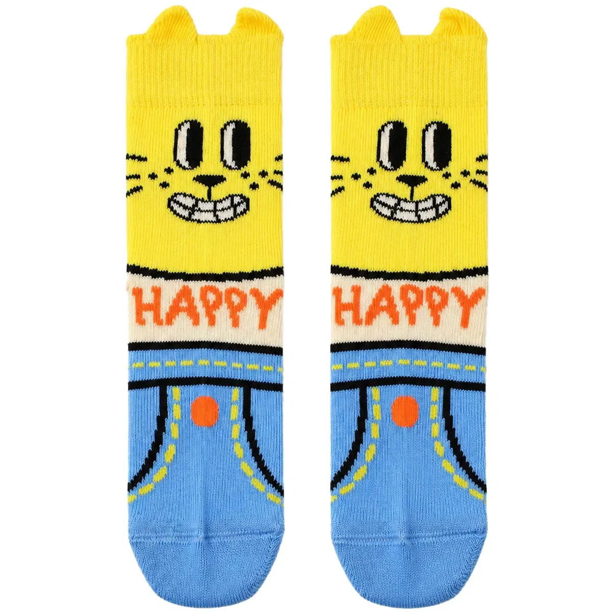 Носки Happy Socks с принтом, Yellow