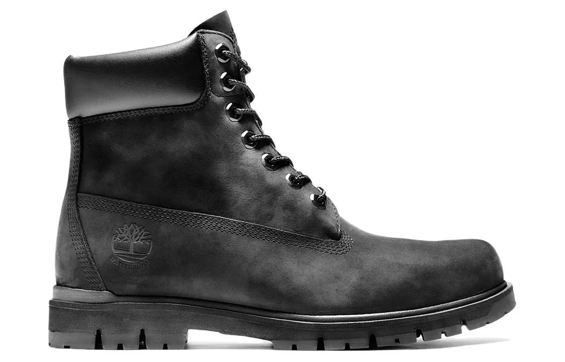 Мужские водонепроницаемые ботинки Timberland на шнуровке, черные — фото 2