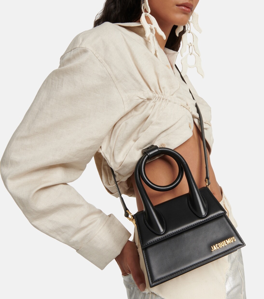 

Сумка Le Chiquito Noeud Jacquemus, черный