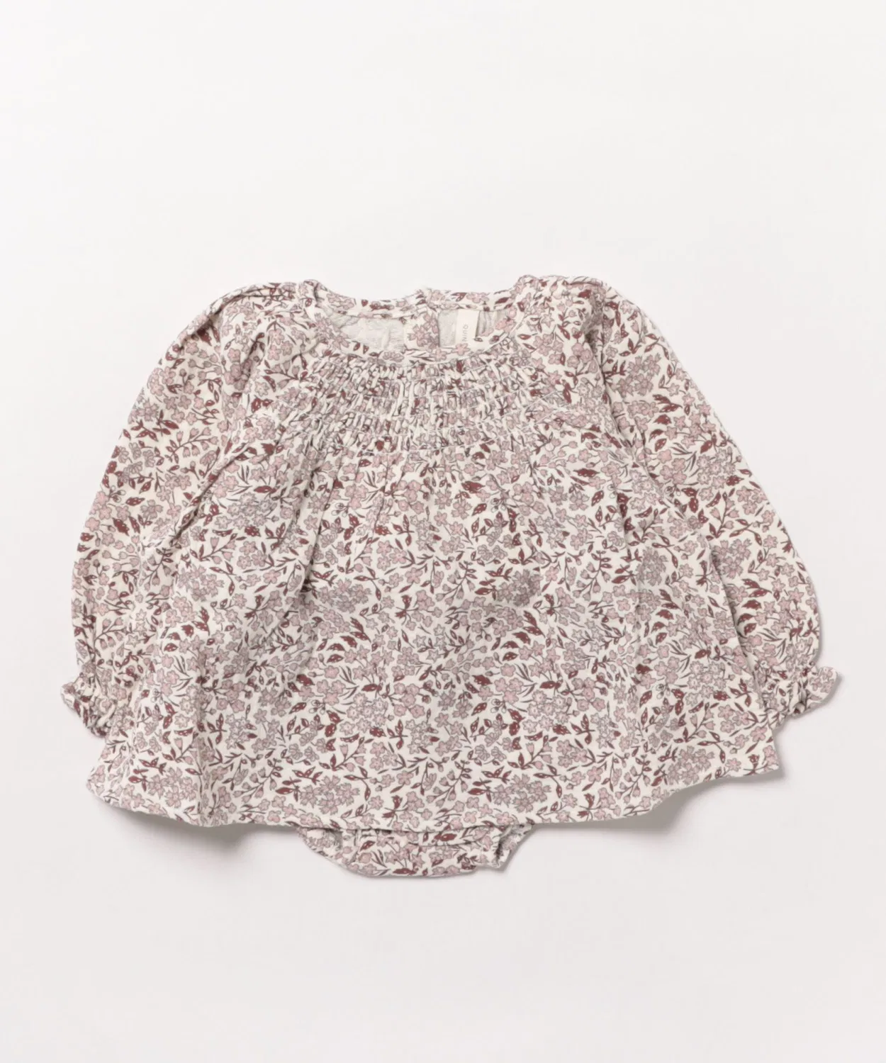 Детский комплект из топа с воротником-свитером и шорт Cici Set Mauve Ditsy Quincy Mae, Pink
