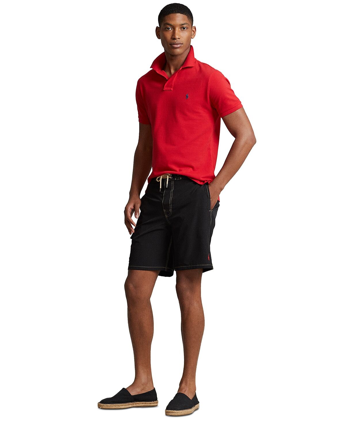 Мужские 8-1/2-дюймовые плавки kailua classic-fit Polo Ralph Lauren, черный — фото 3