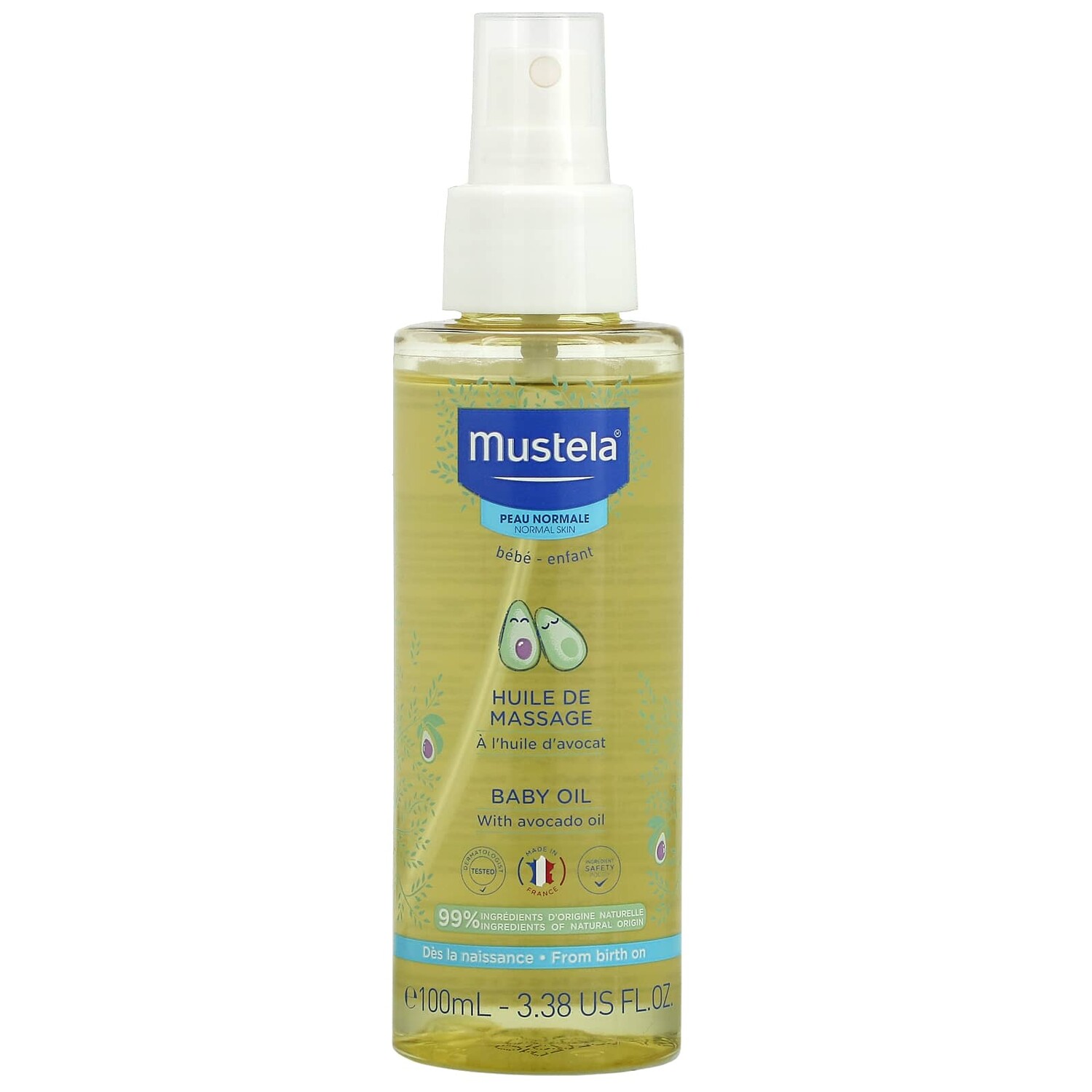

Детское Масло Mustela с маслом авокадо, 100 мл
