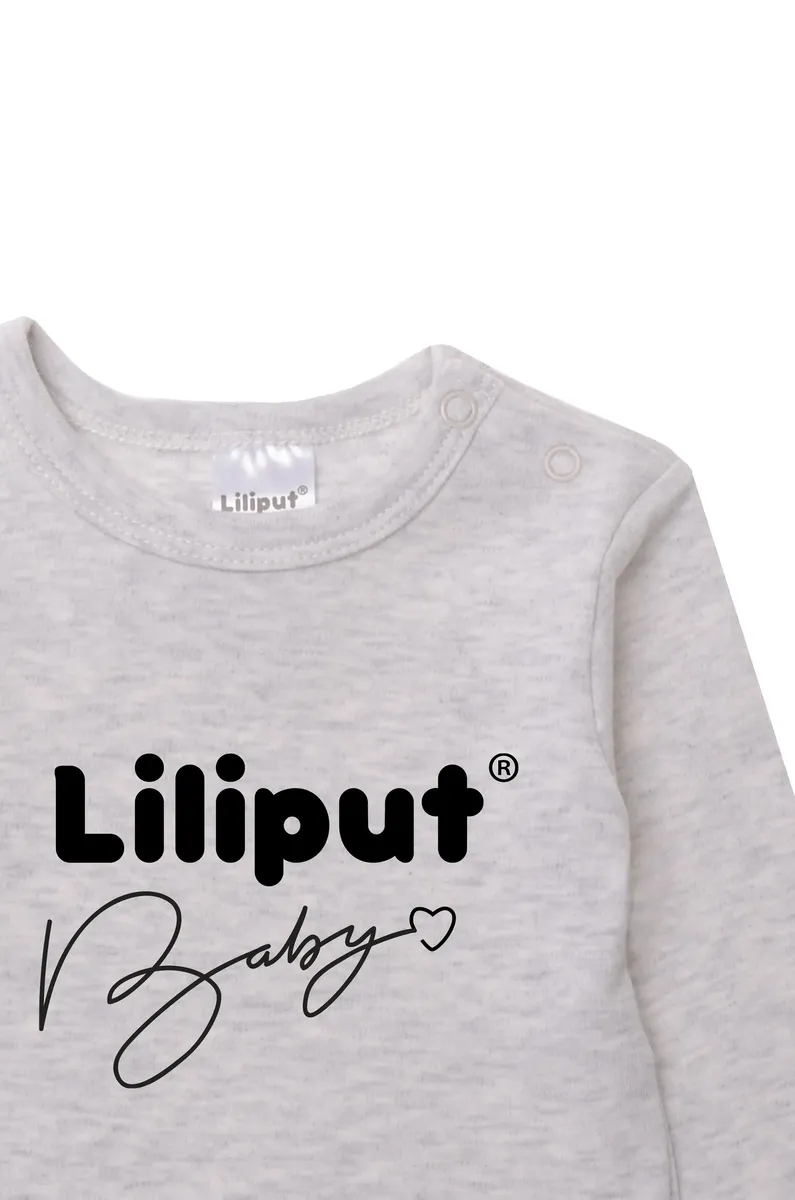 Рубашка Liiput с длинными рукавами "Liiput Baby", на практичных кнопках Liliput, цвет Grau-Meliert — фото 3