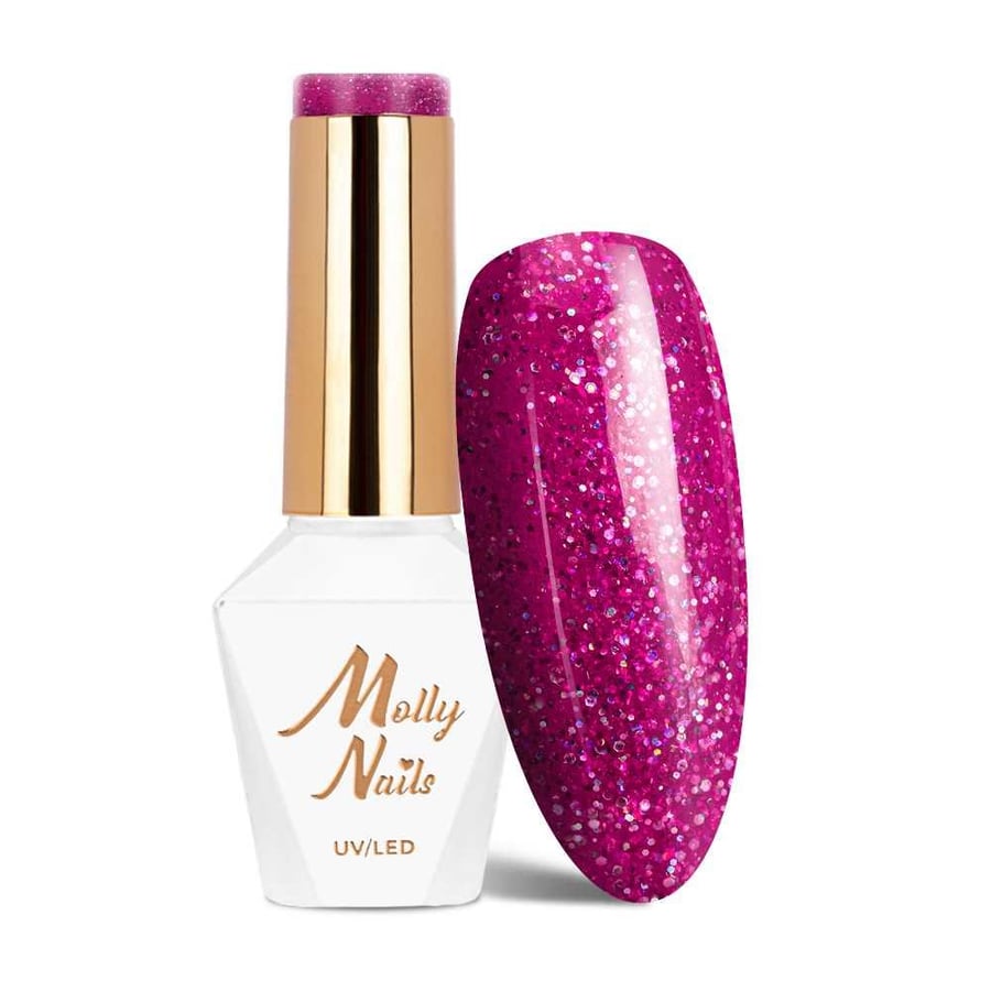 

Molly Nails Spotlight Pink Fiction HEMA/Di-HEMA Free 8 г гибридный лак № 634