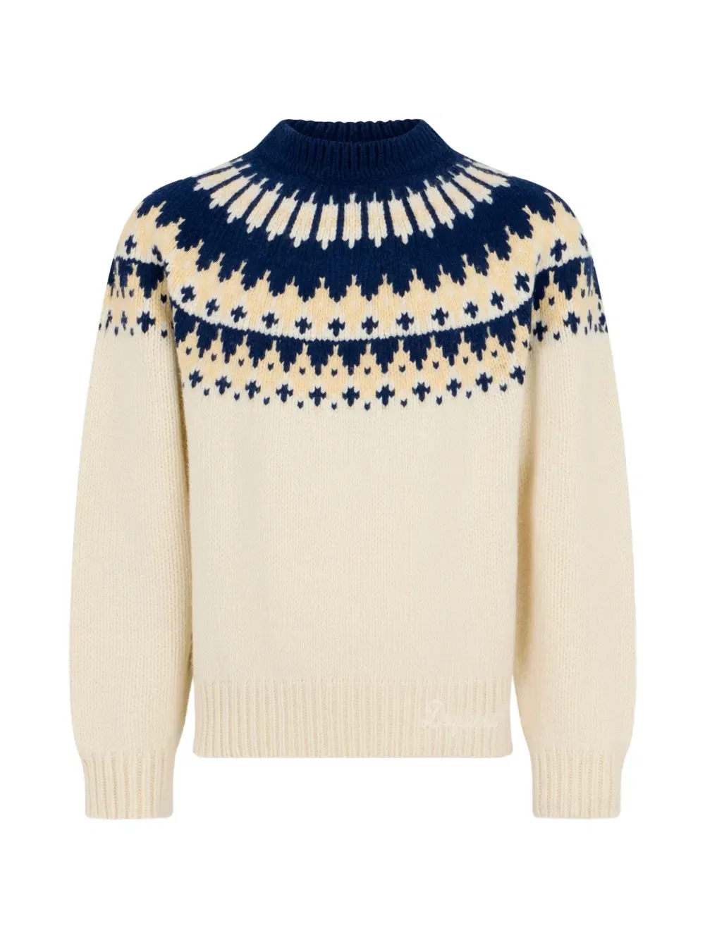 Жаккардовый пуловер Hybrid Chevron DSQUARED2, бежевый