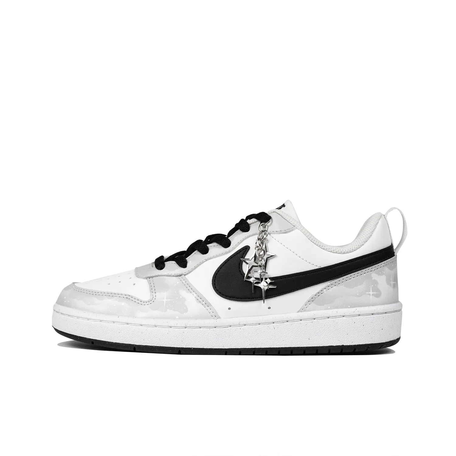 Детские кеды для скейтбординга Nike Court Borough 2, Starry Gray — фото 3
