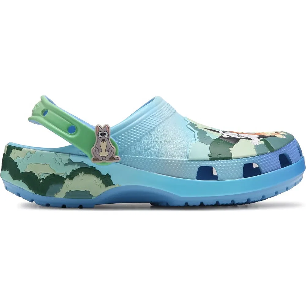 Детские классические сабо Disney Bluey Crocs, Bluey Blue — фото 2