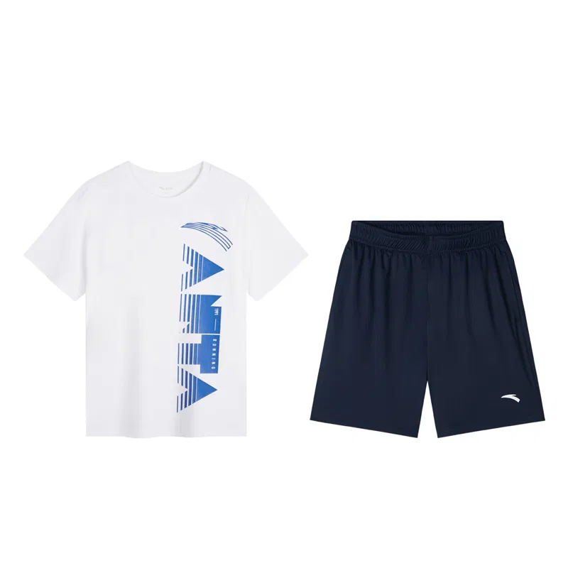 Спортивный костюм Running Collection, Antakids, Pure White/Late Night Blue
