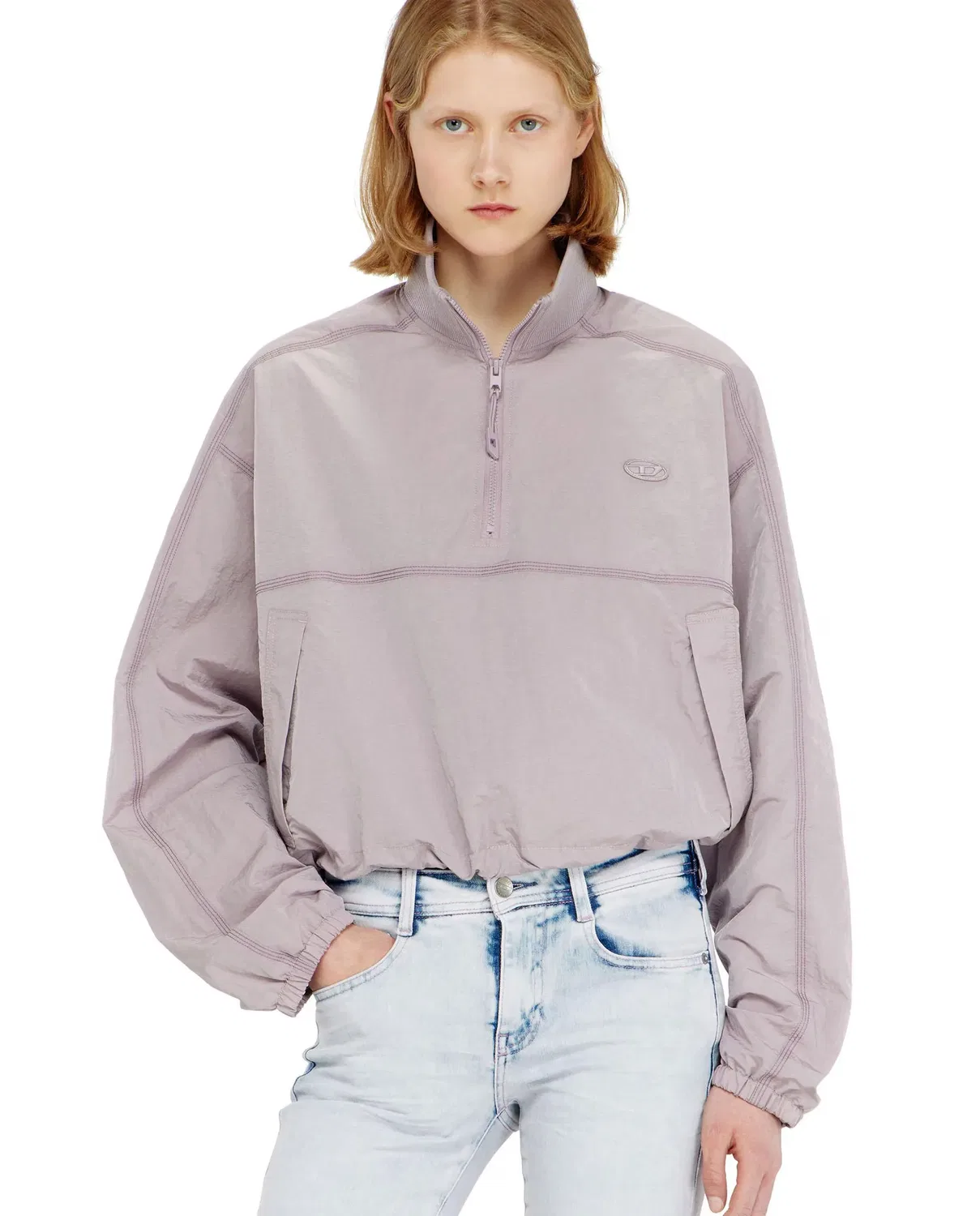 Женская куртка с эффектом усадки Морщинистая Diesel, Morado