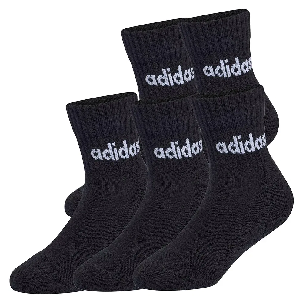 Детские носки с компрессионным сводом стопы Linear Ankle Adidas, Black