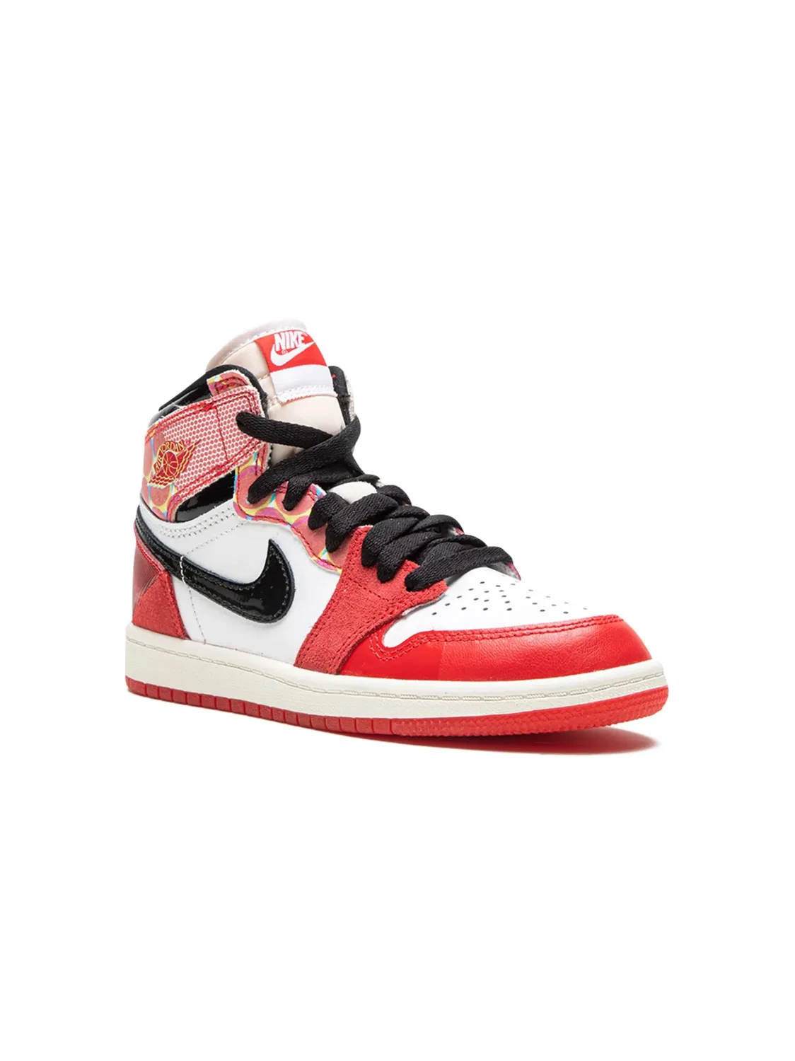 Кроссовки Air Jordan 1 High OG Spider-Man, красный