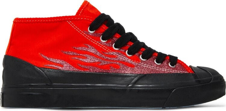 

Кроссовки Converse ASAP Nast x Jack Purcell Mid Red Flames, красный