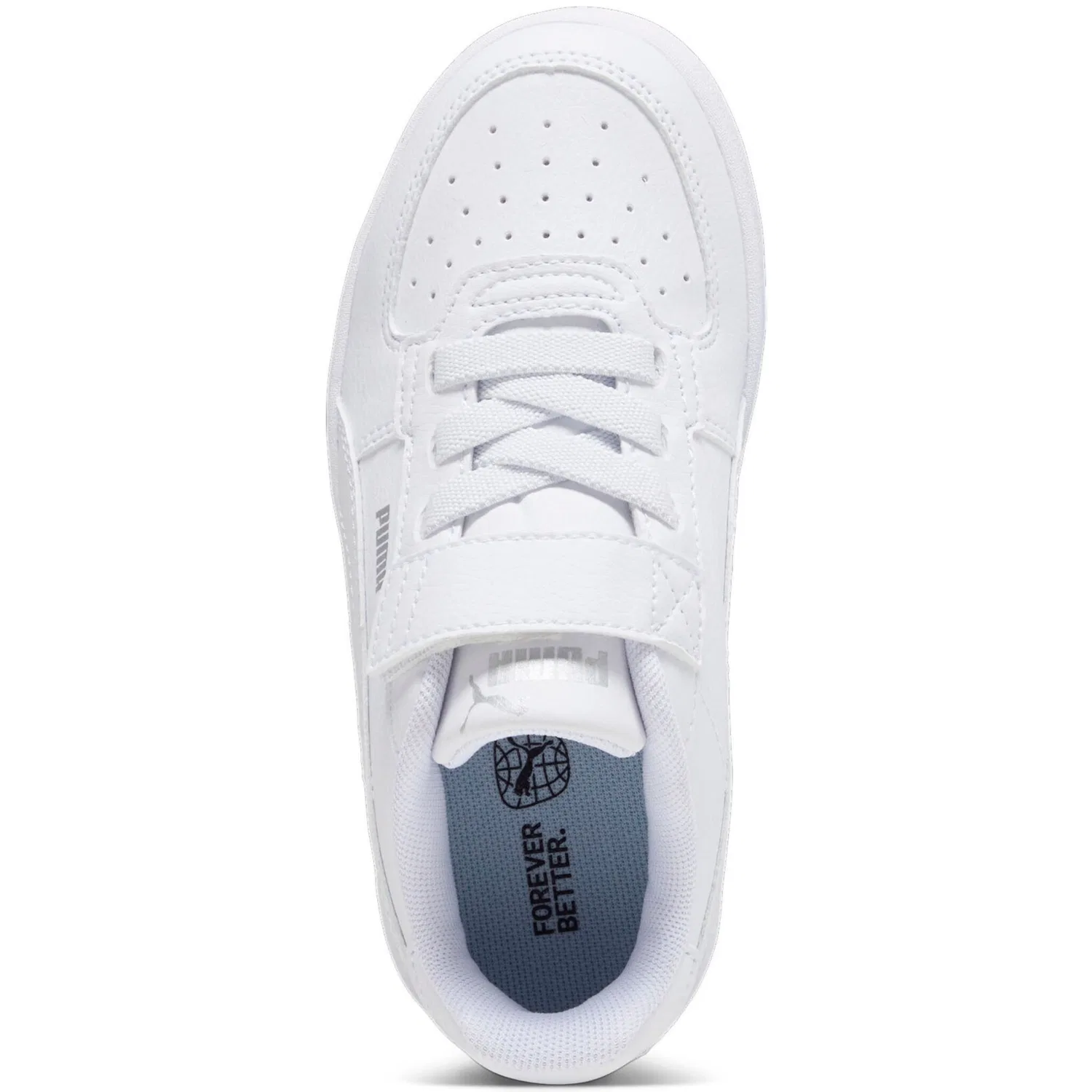 Детские кроссовки с мягкой подошвой Puma, PUMA White-PUMA Silver-PUMA Black — фото 4