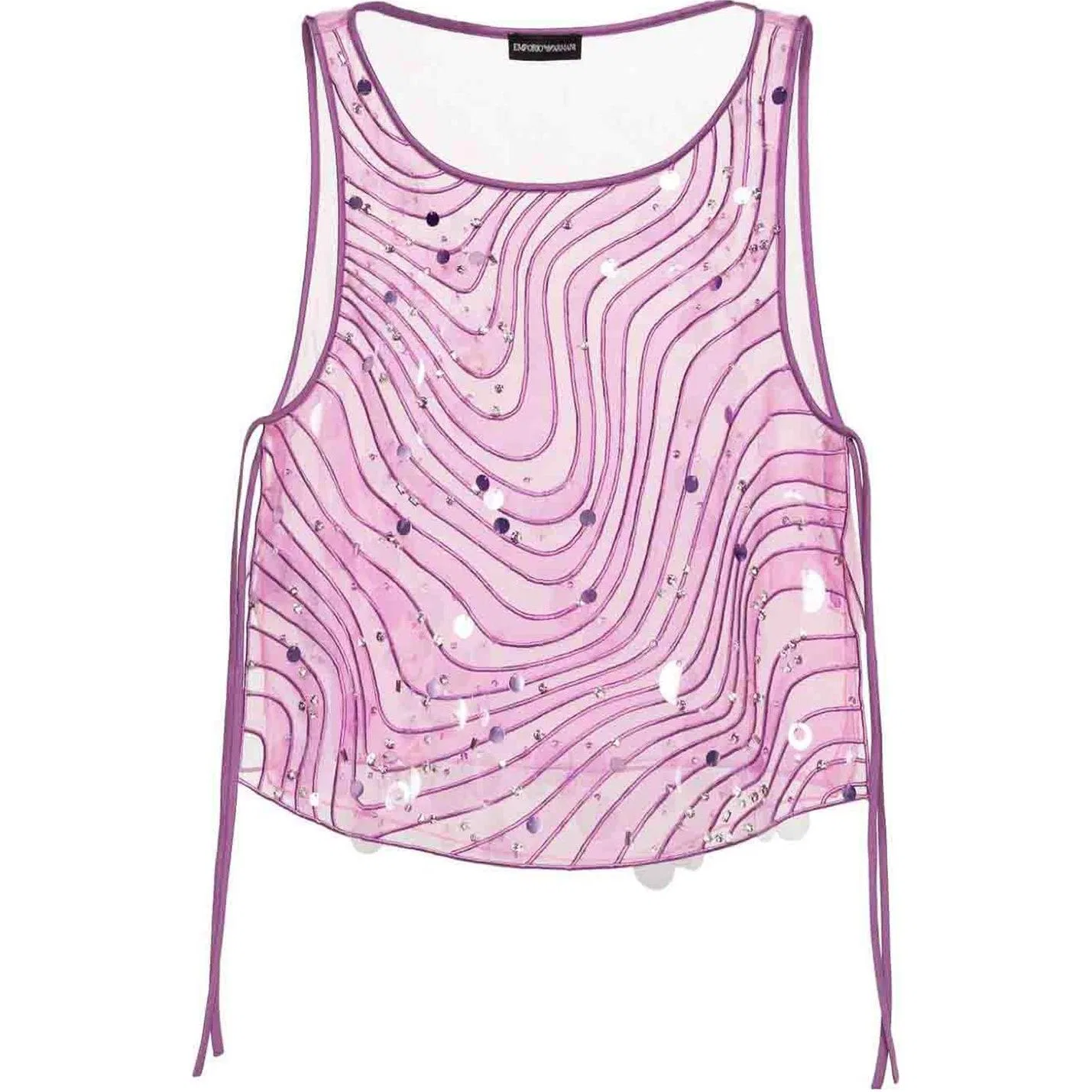 Женский топ-майка EMPORIO ARMANI, Pink