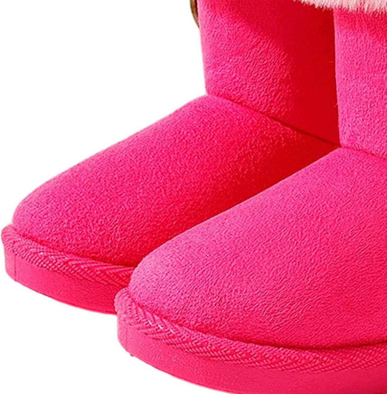 Детские зимние сапоги для девочек на меху SHOPESSA, Pink — фото 4