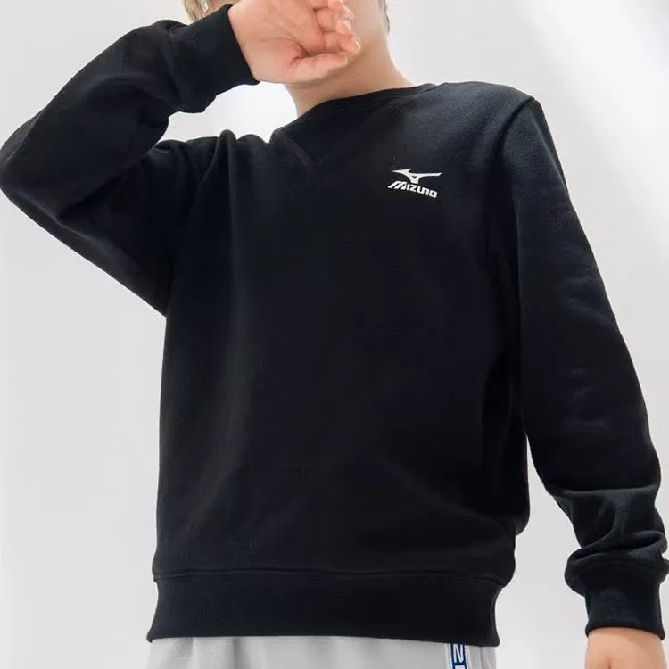 Свитшот с принтом модель Sportwear Mizuno, черный — фото 2